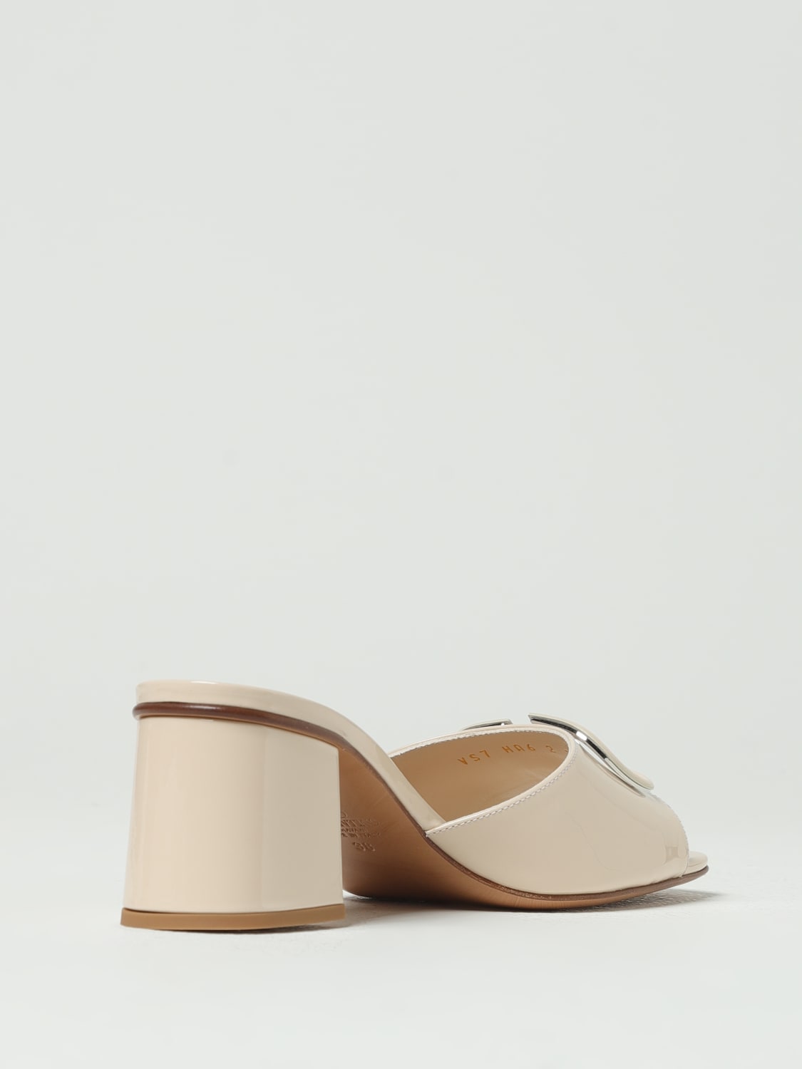 VALENTINO GARAVANI SANDALIAS DE TACÓN: Zapatos mujer Valentino Garavani, Marfil - Img 3