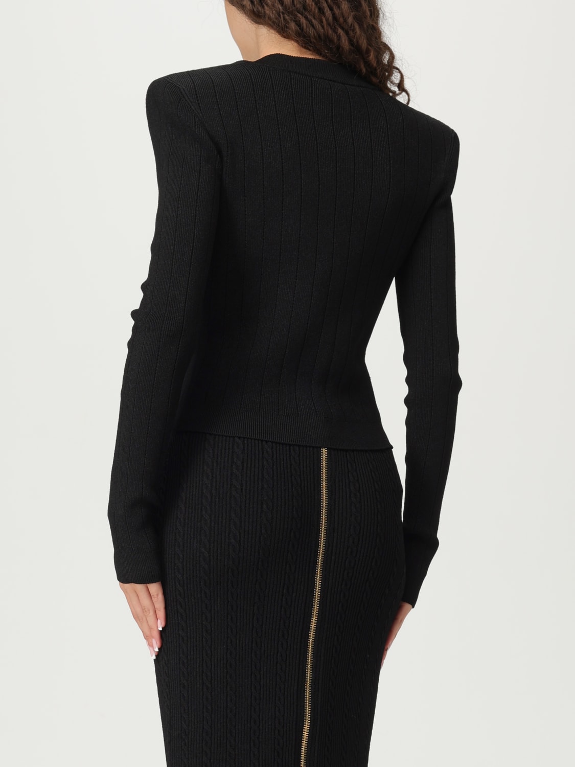 BALMAIN JERSEY: Jersey mujer Balmain, Negro - Img 3