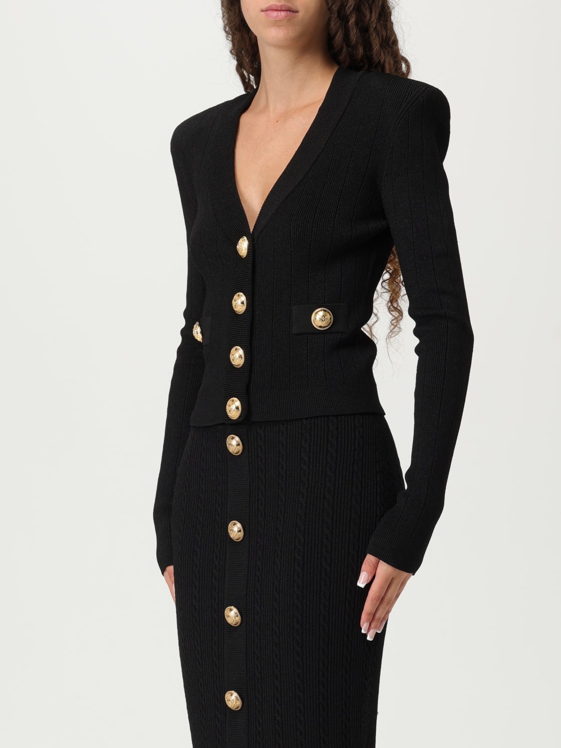 BALMAIN JERSEY: Jersey mujer Balmain, Negro - Img 4