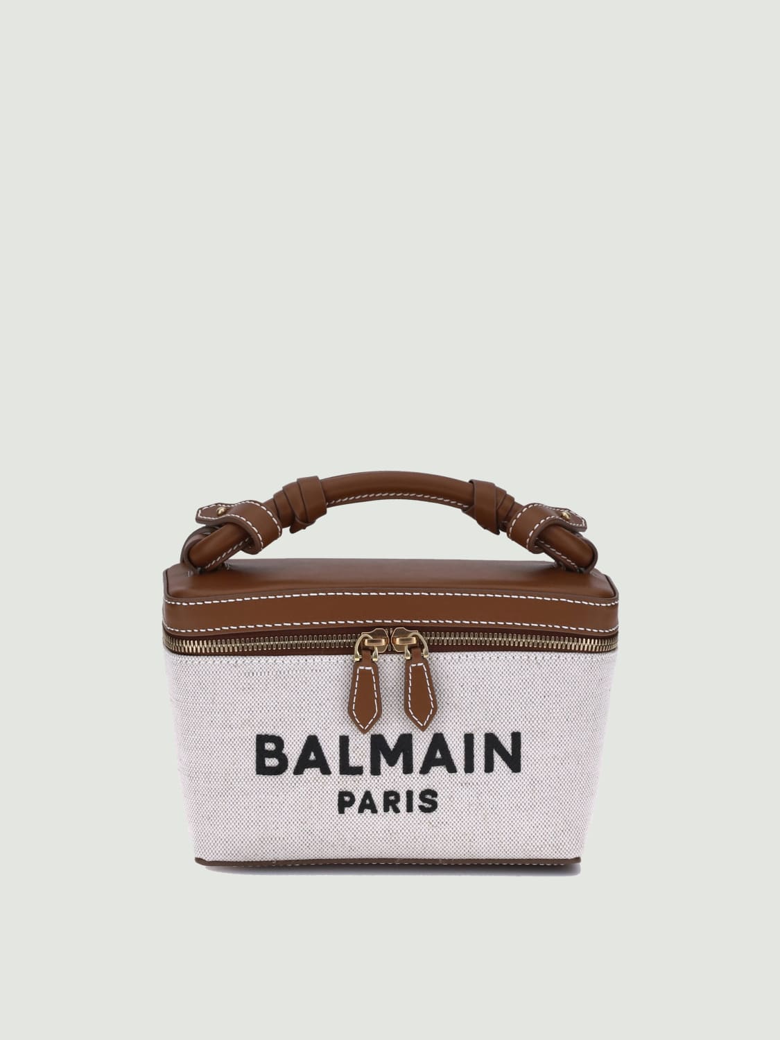 BALMAIN MINI BAG: Mini bag woman Balmain, Brown - Img 1