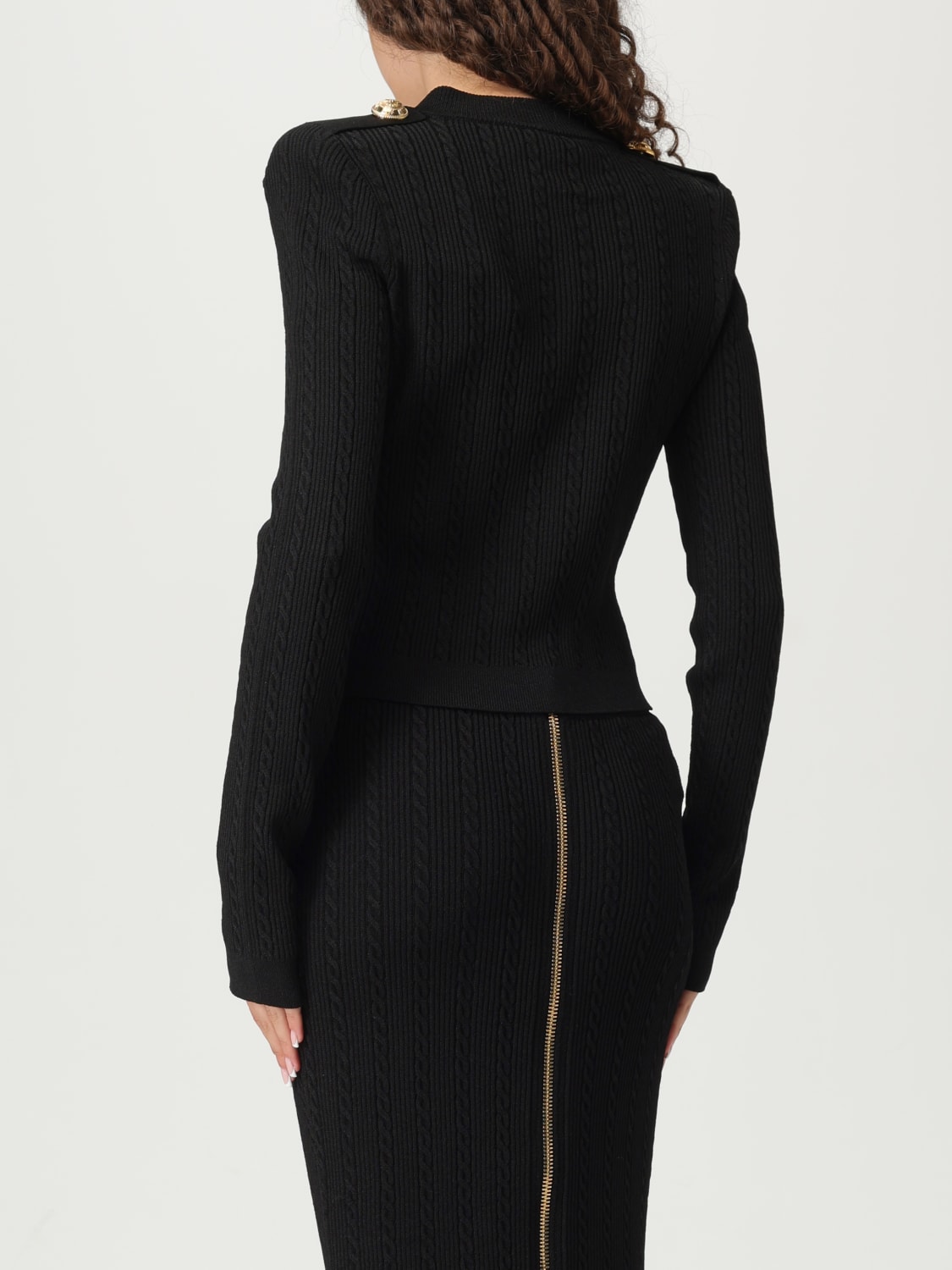 BALMAIN PULLOVER: Pullover damen Balmain, Schwarz - Img 3