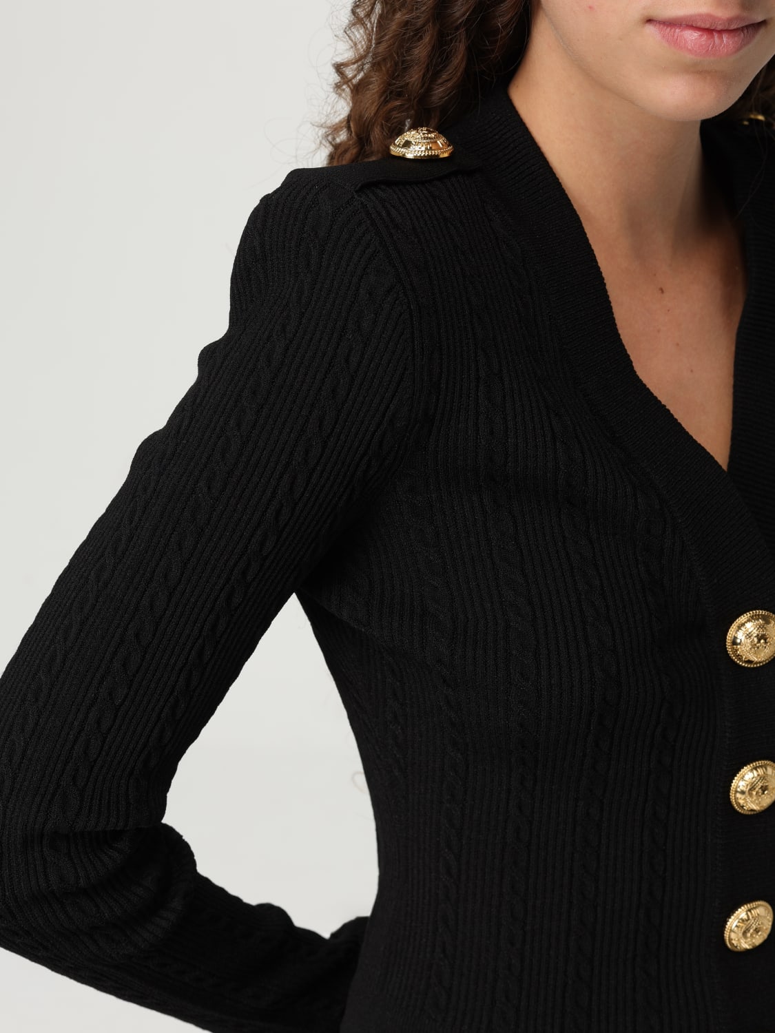 BALMAIN PULLOVER: Pullover damen Balmain, Schwarz - Img 5