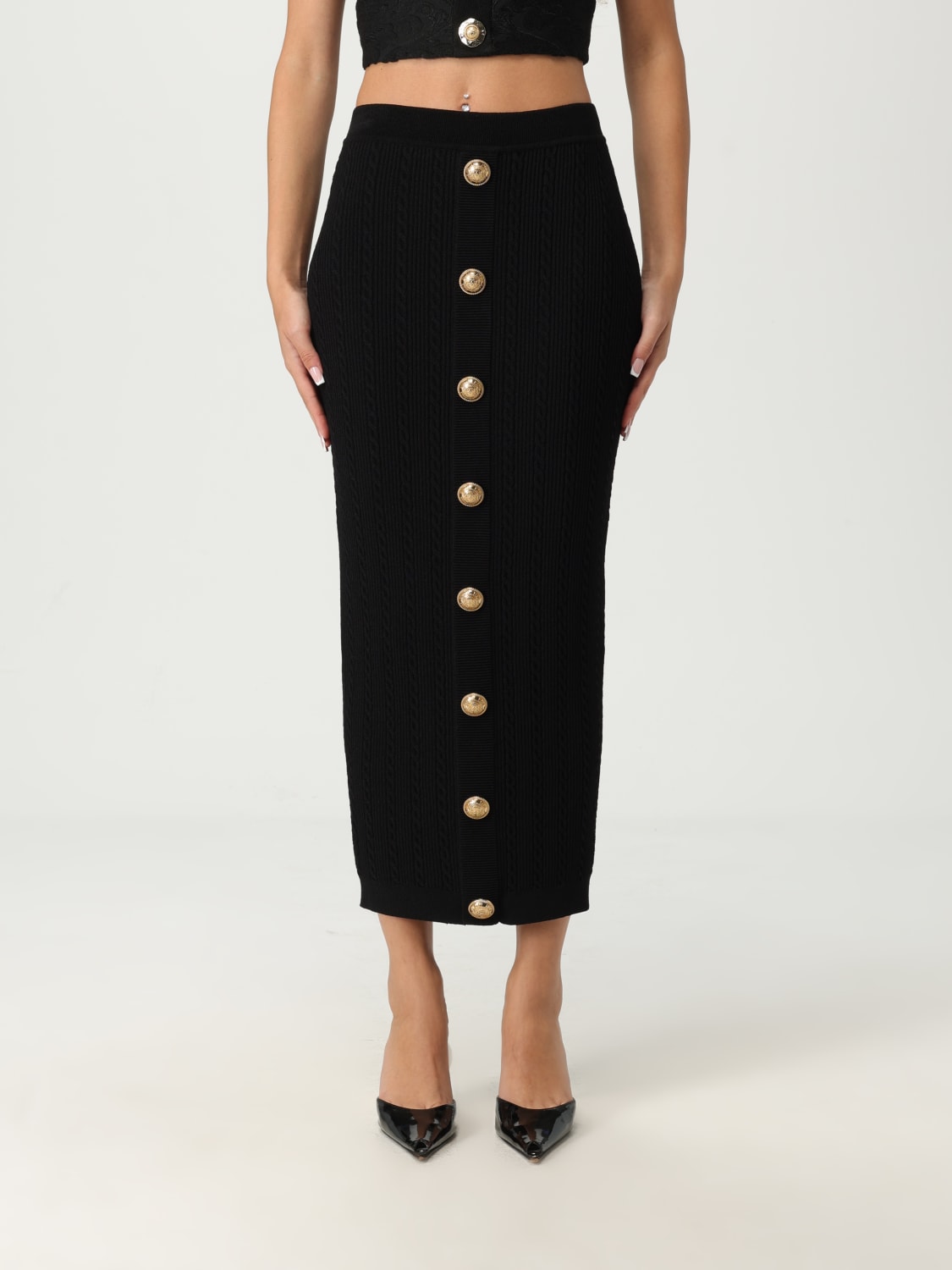 BALMAIN JUPE: Jupe femme Balmain, Noir - Img 1