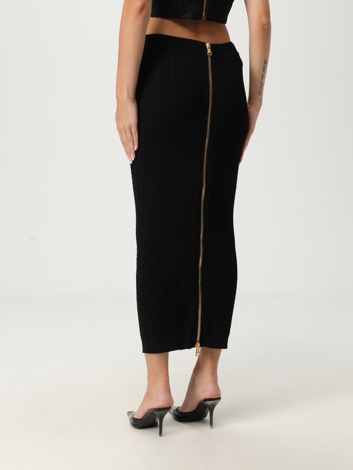 BALMAIN JUPE: Jupe femme Balmain, Noir - Img 3