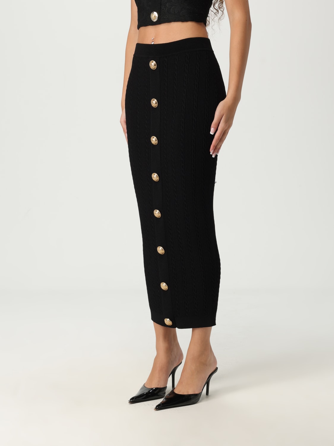 BALMAIN JUPE: Jupe femme Balmain, Noir - Img 4