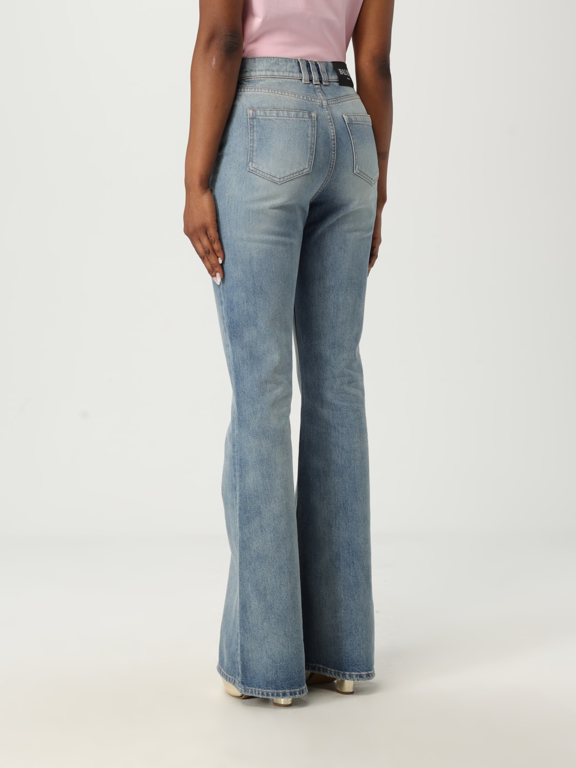 BALMAIN VAQUEROS: Pantalón mujer Balmain, Azul Oscuro - Img 3