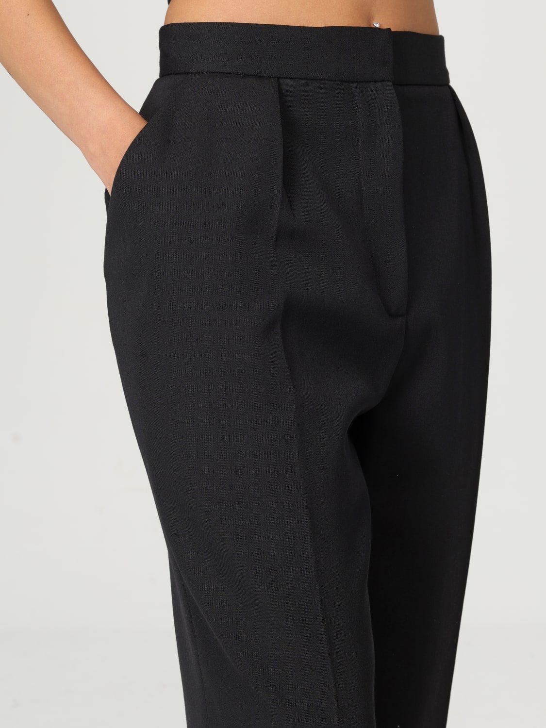 BALMAIN PANTALONES: Pantalón mujer Balmain, Negro - Img 5