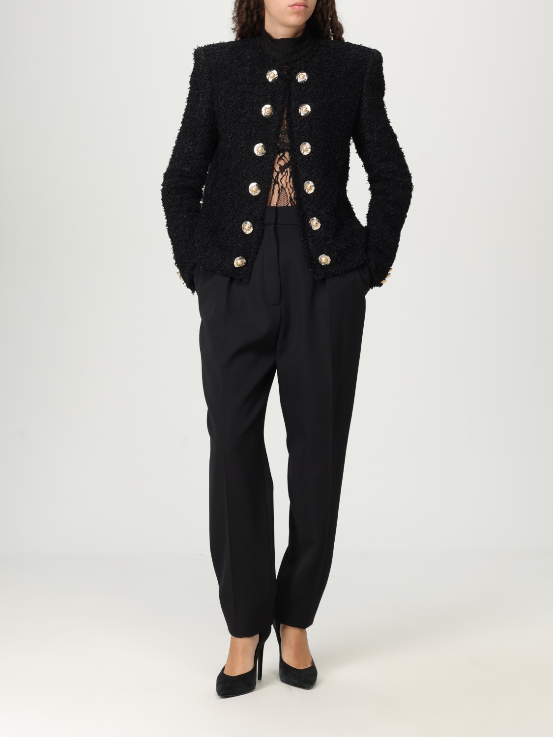 BALMAIN JACKET: Jacket woman Balmain, Black - Img 2
