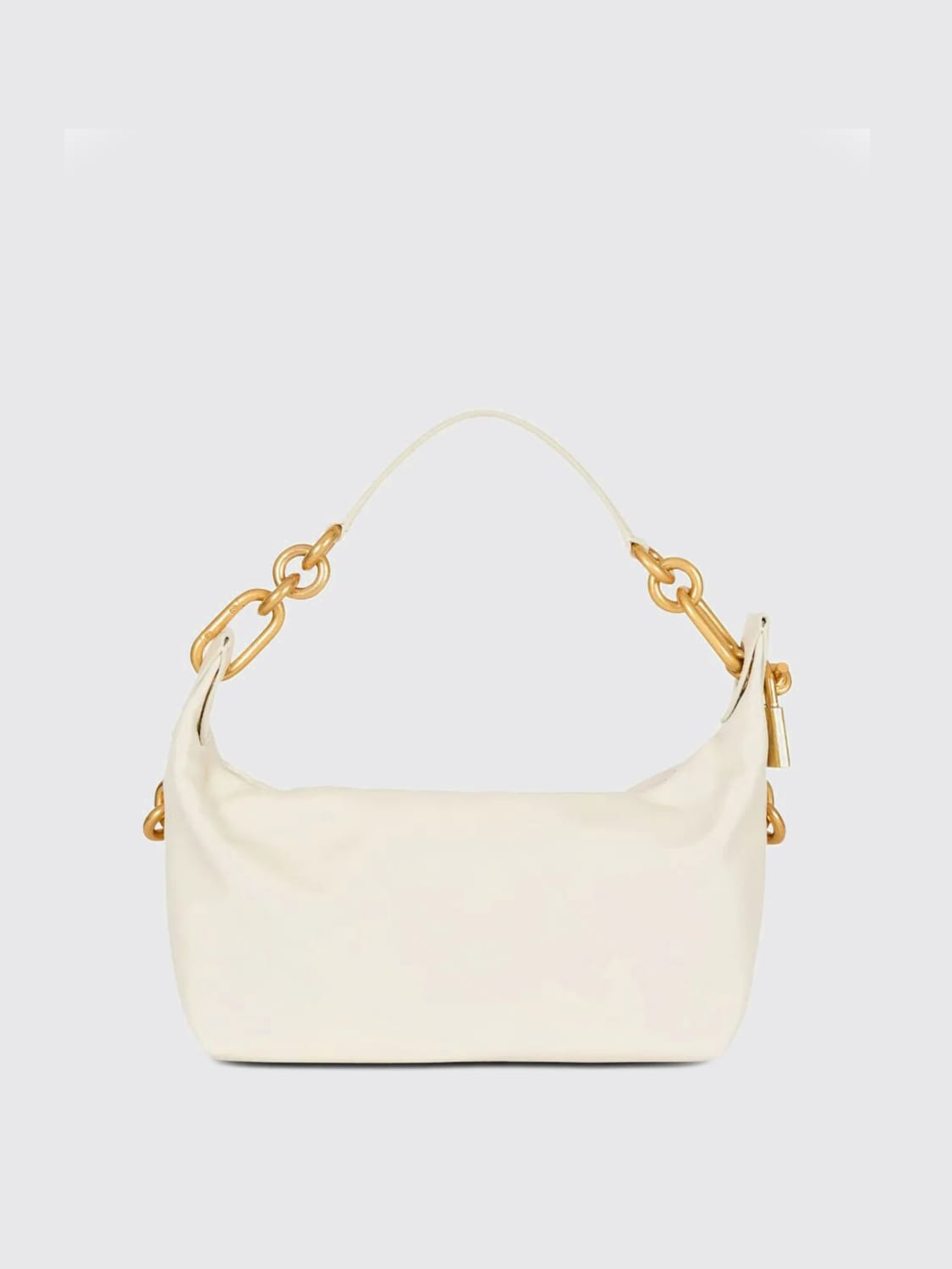 BALMAIN SAC PORTÉ ÉPAULE: Sac porté épaule femme Balmain, Blanc - Img 3