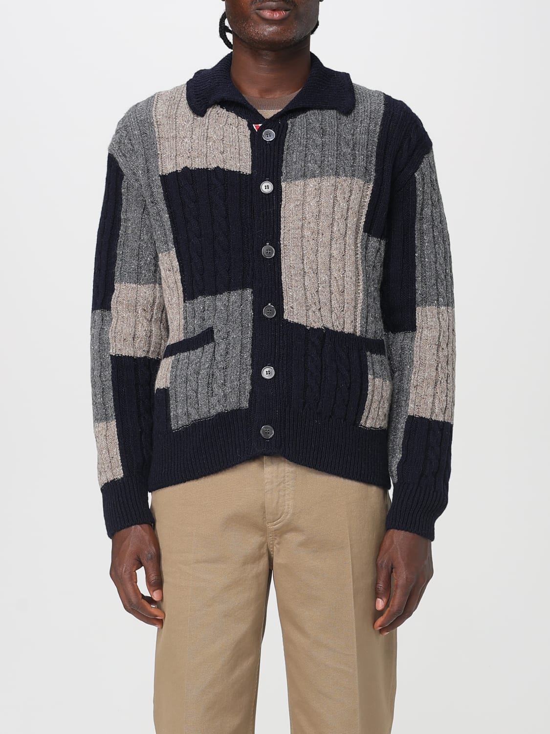 THOM BROWNE SWEATER: Sweater men Thom Browne, Navy - Img 1