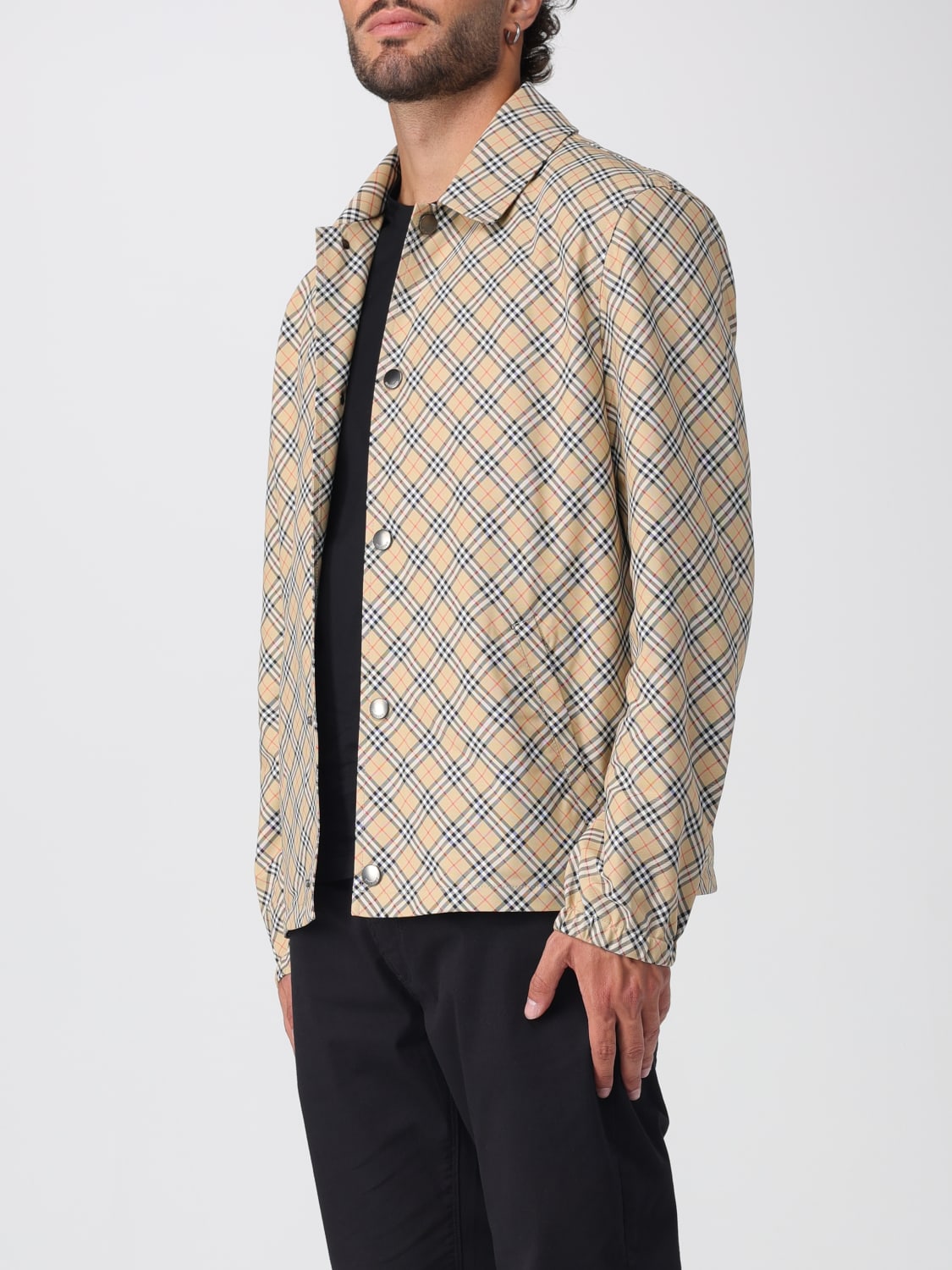 BURBERRY JACKET: Jacket men Burberry, Sand - Img 4