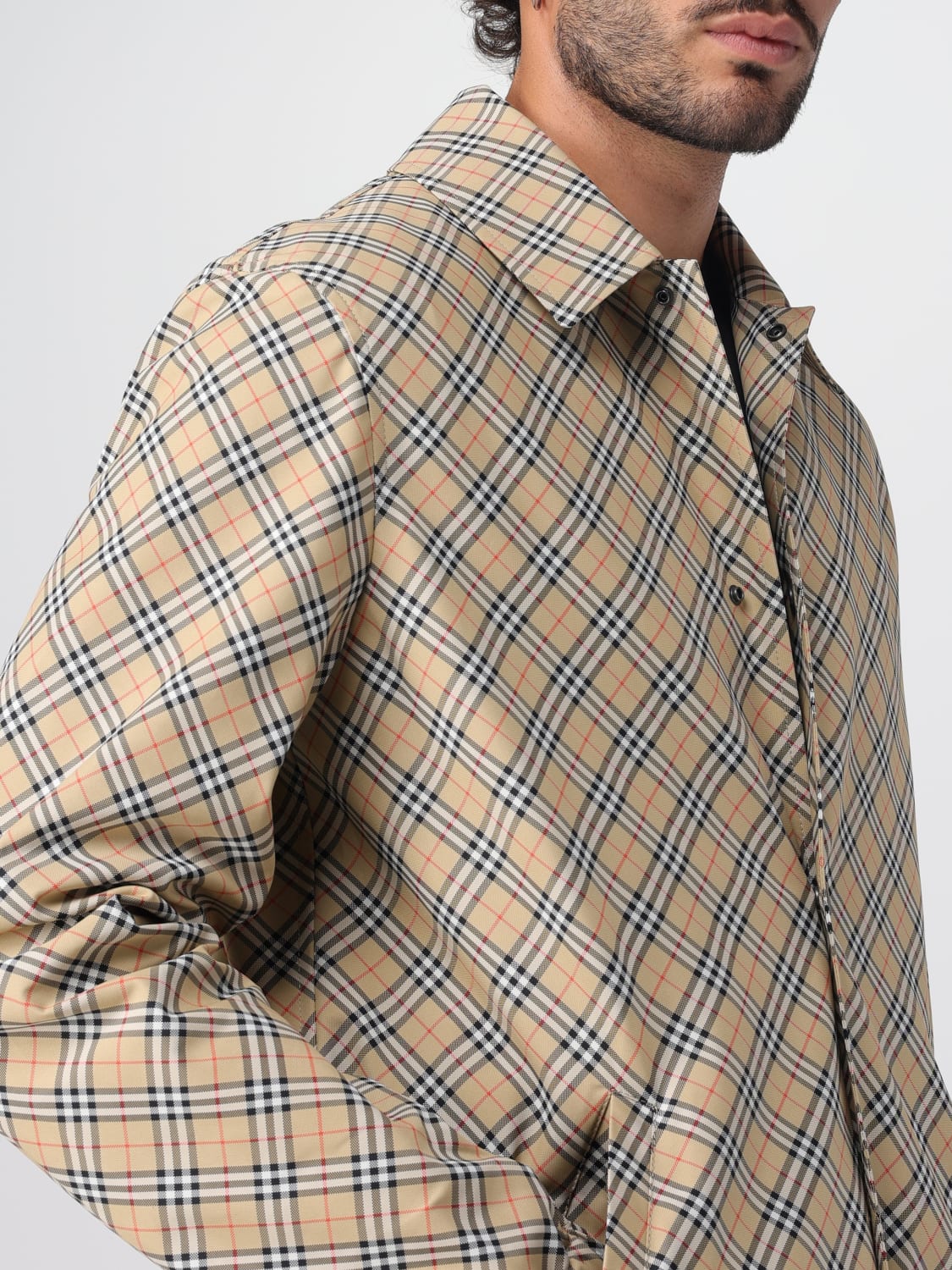 BURBERRY JACKET: Jacket men Burberry, Sand - Img 5