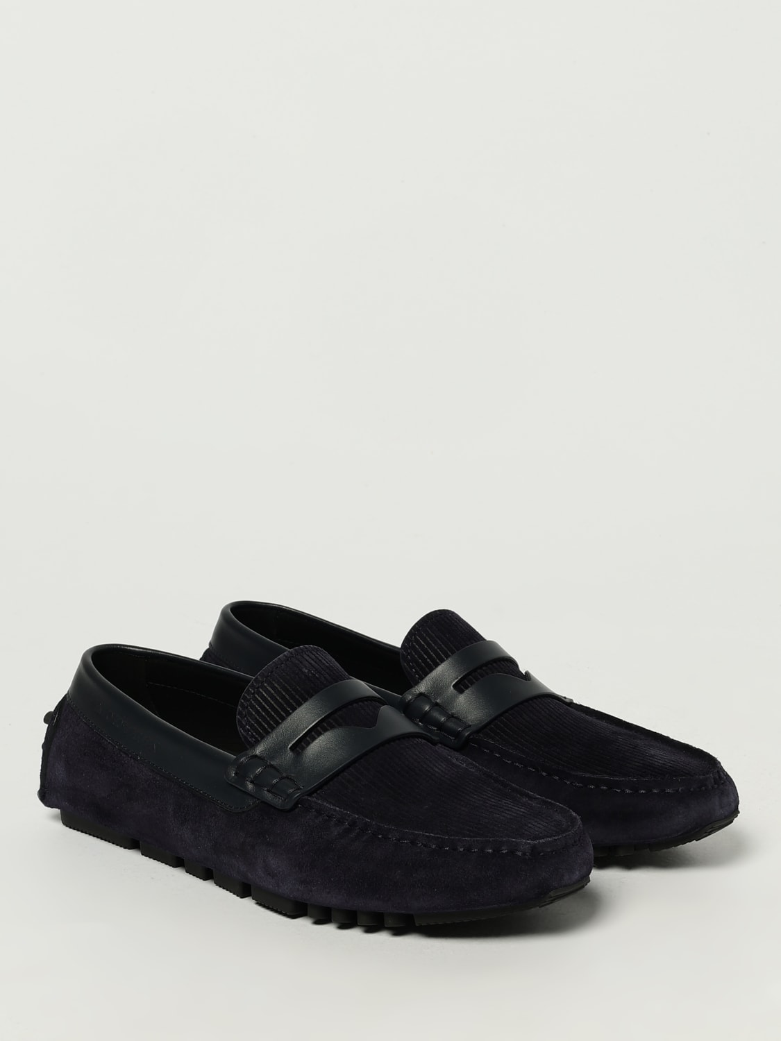 EMPORIO ARMANI LOAFERS: Loafers men Emporio Armani, Blue - Img 2