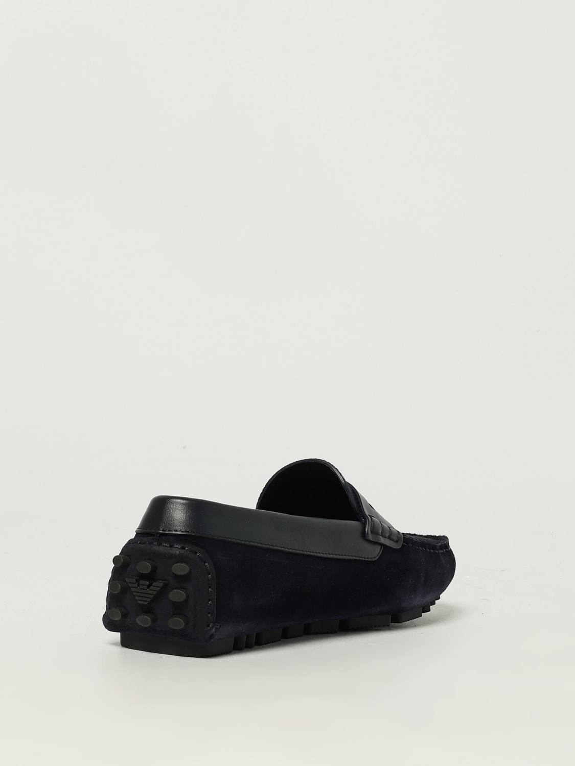 EMPORIO ARMANI LOAFERS: Loafers men Emporio Armani, Blue - Img 3