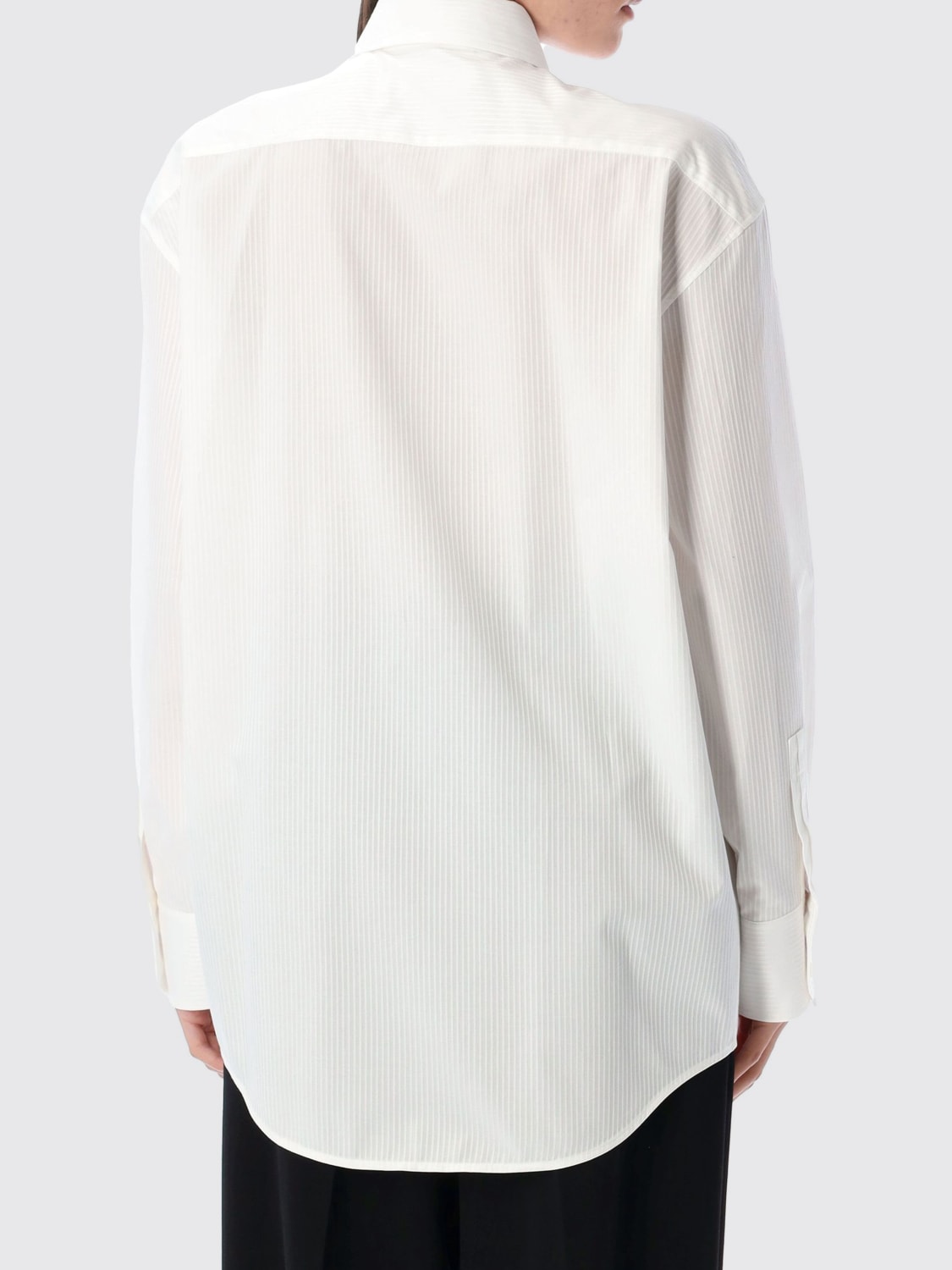 SAINT LAURENT SHIRT: Shirt woman Saint Laurent, White - Img 2