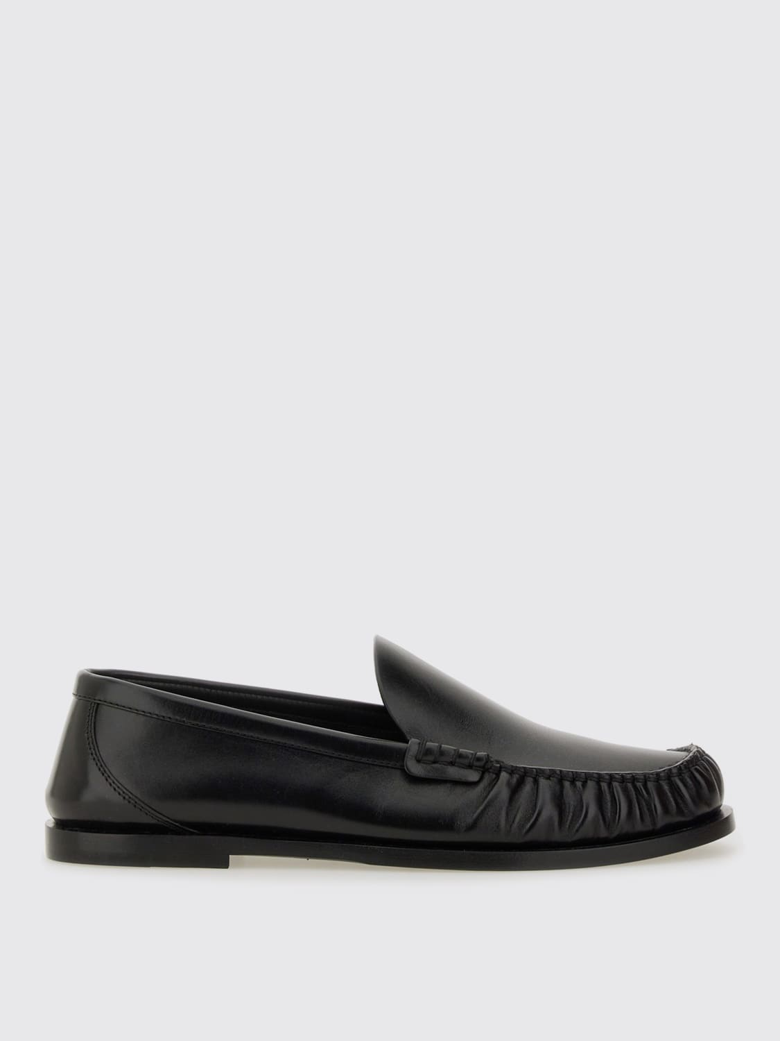 SAINT LAURENT MOCASSINI: Mocassino Saint Laurent in pelle , Nero - Img 1