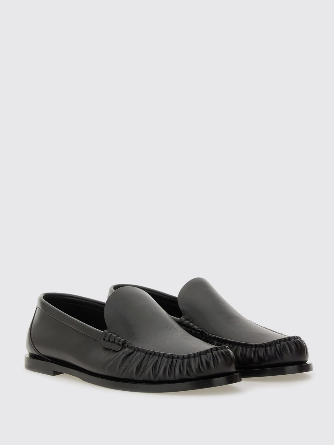 SAINT LAURENT MOCASSINI: Mocassino Saint Laurent in pelle , Nero - Img 2