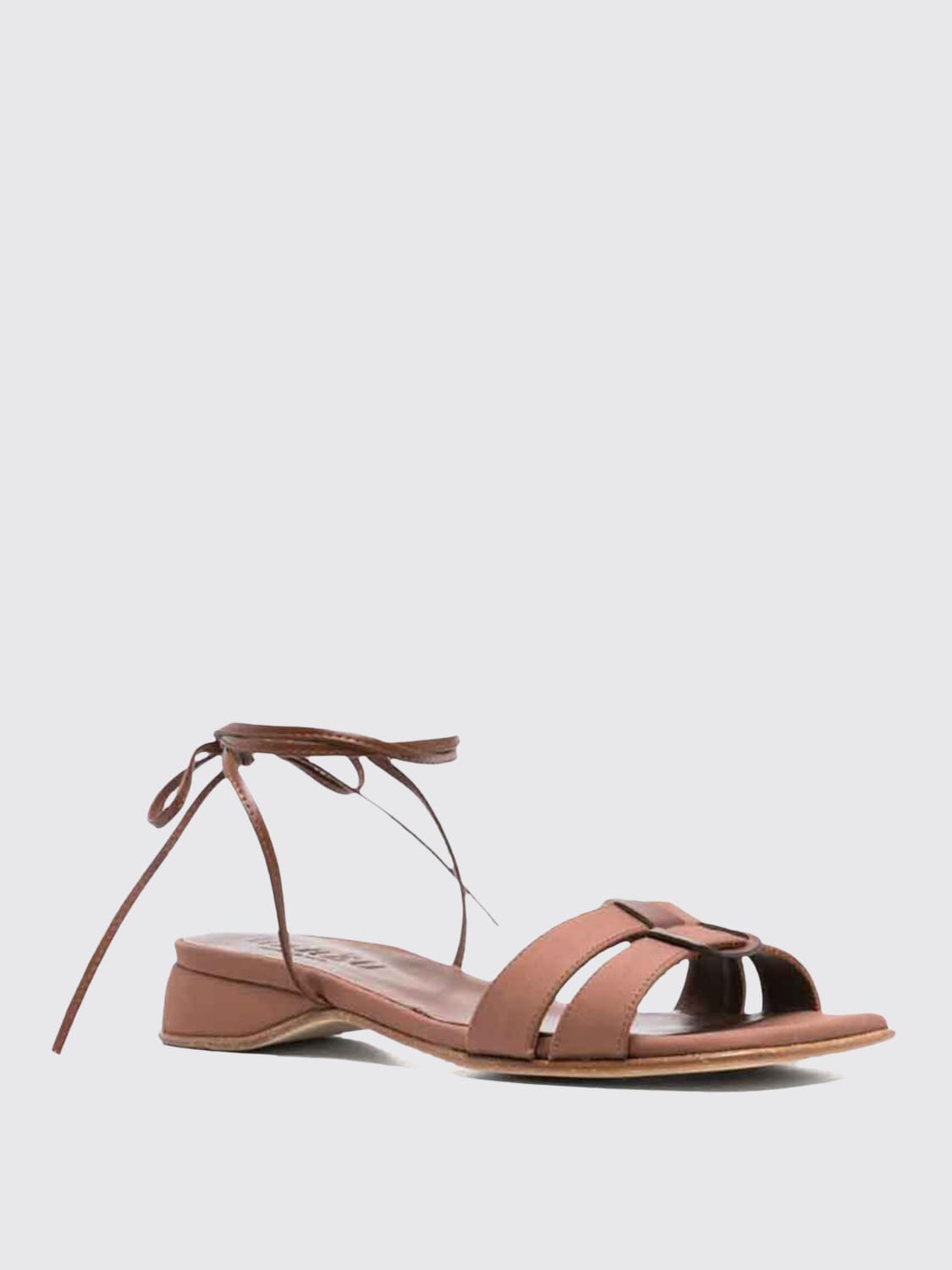 HEREU FLAT SANDALS: Shoes woman Hereu, Brown - Img 2
