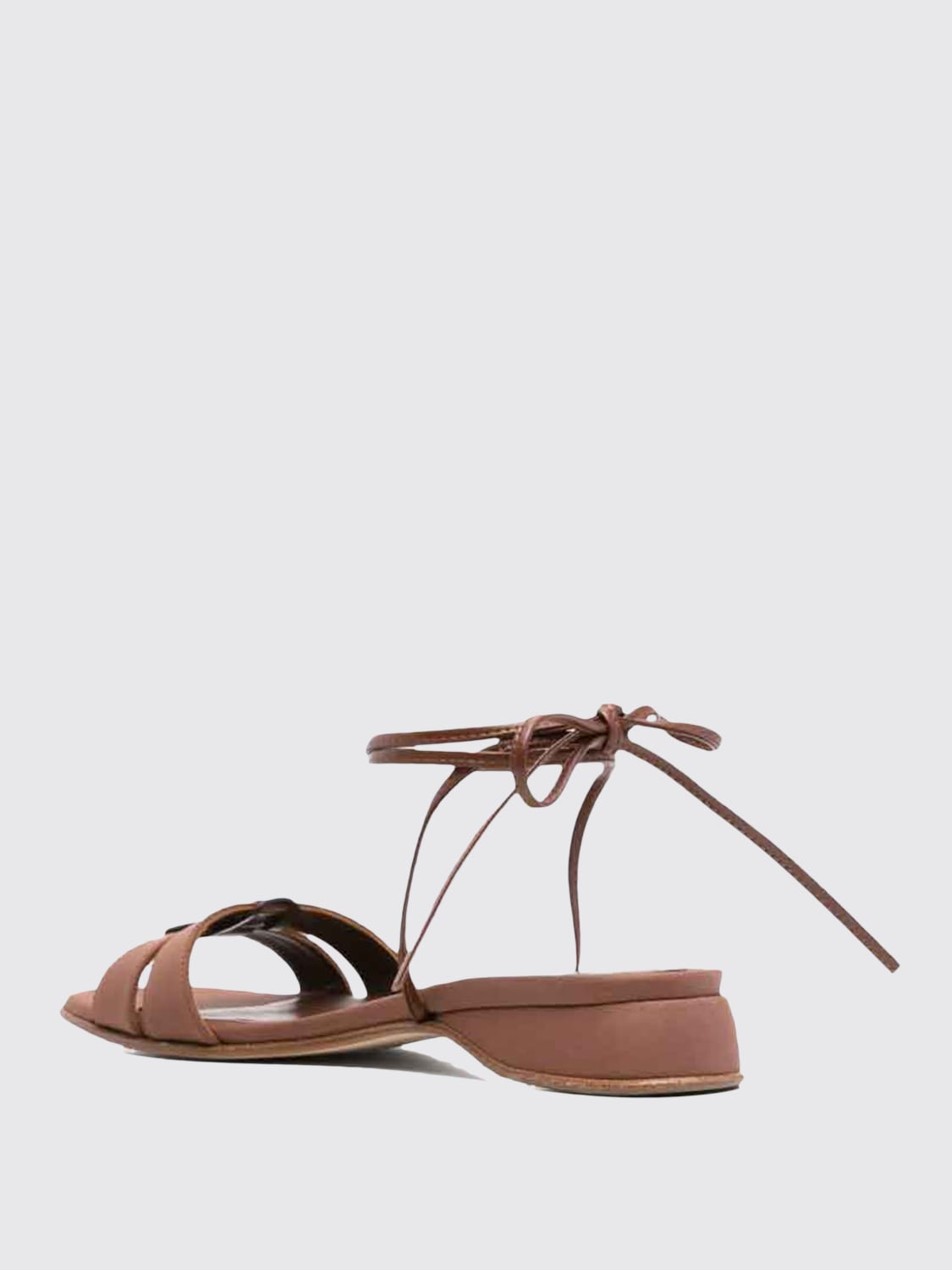 HEREU FLAT SANDALS: Shoes woman Hereu, Brown - Img 3