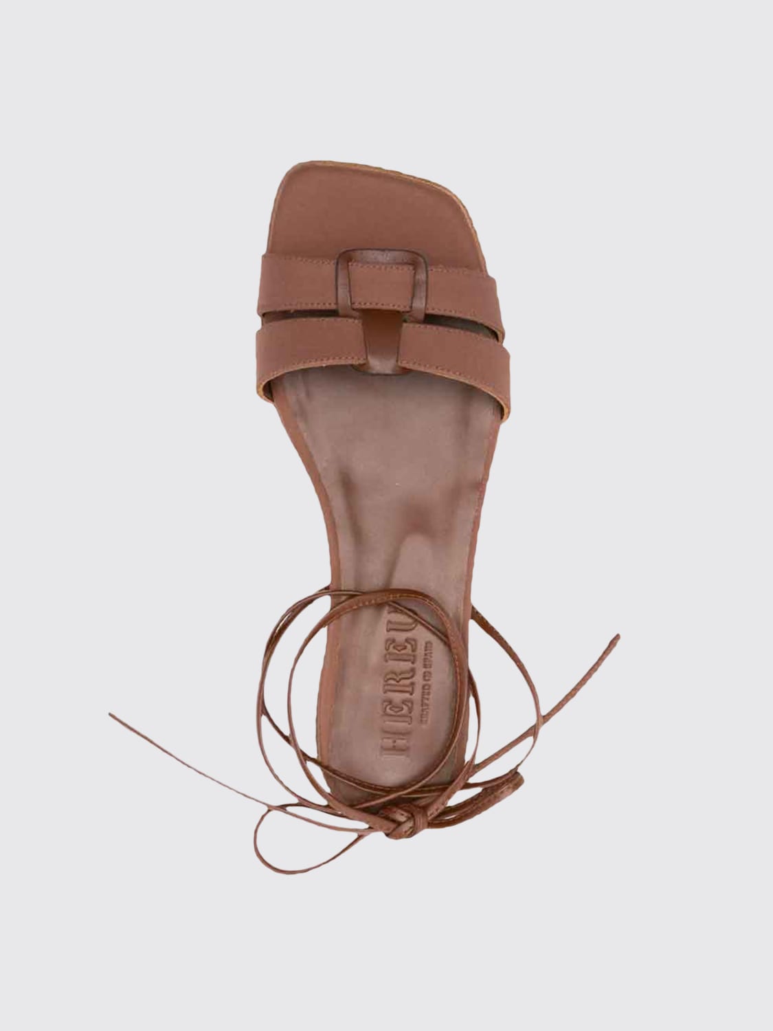 HEREU FLAT SANDALS: Shoes woman Hereu, Brown - Img 4