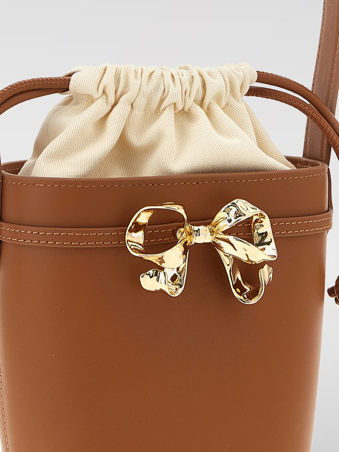 ショルダーバッグ・ポシェット SELF-PORTRAIT Woman Shoulder bag Brown PF25304AT TAN SELF-PORTRAIT: Shoulder bag woman - Brown | Self-Portrait