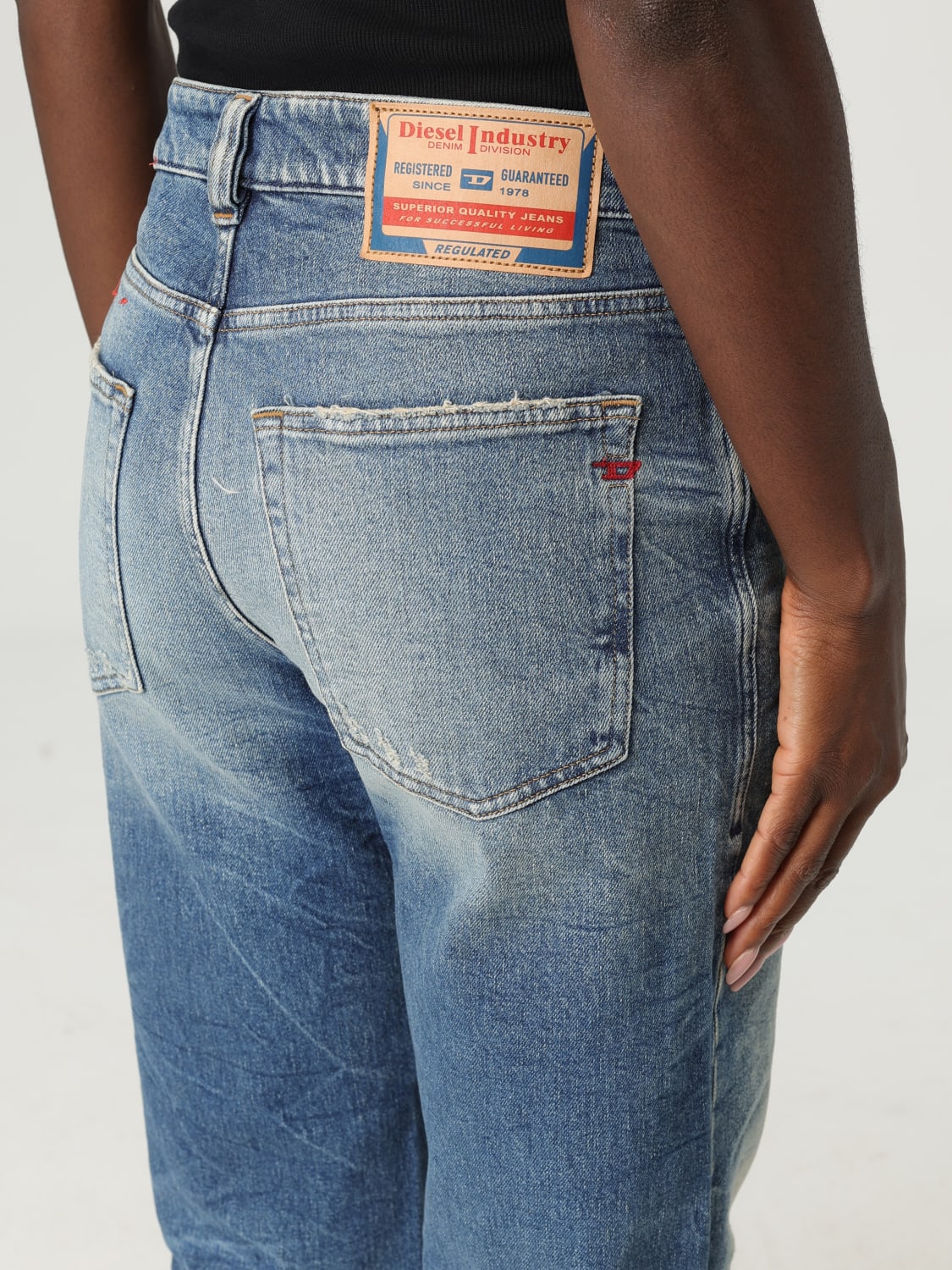 DIESEL JEANS: Jeans femme Diesel, Bleu - Img 4