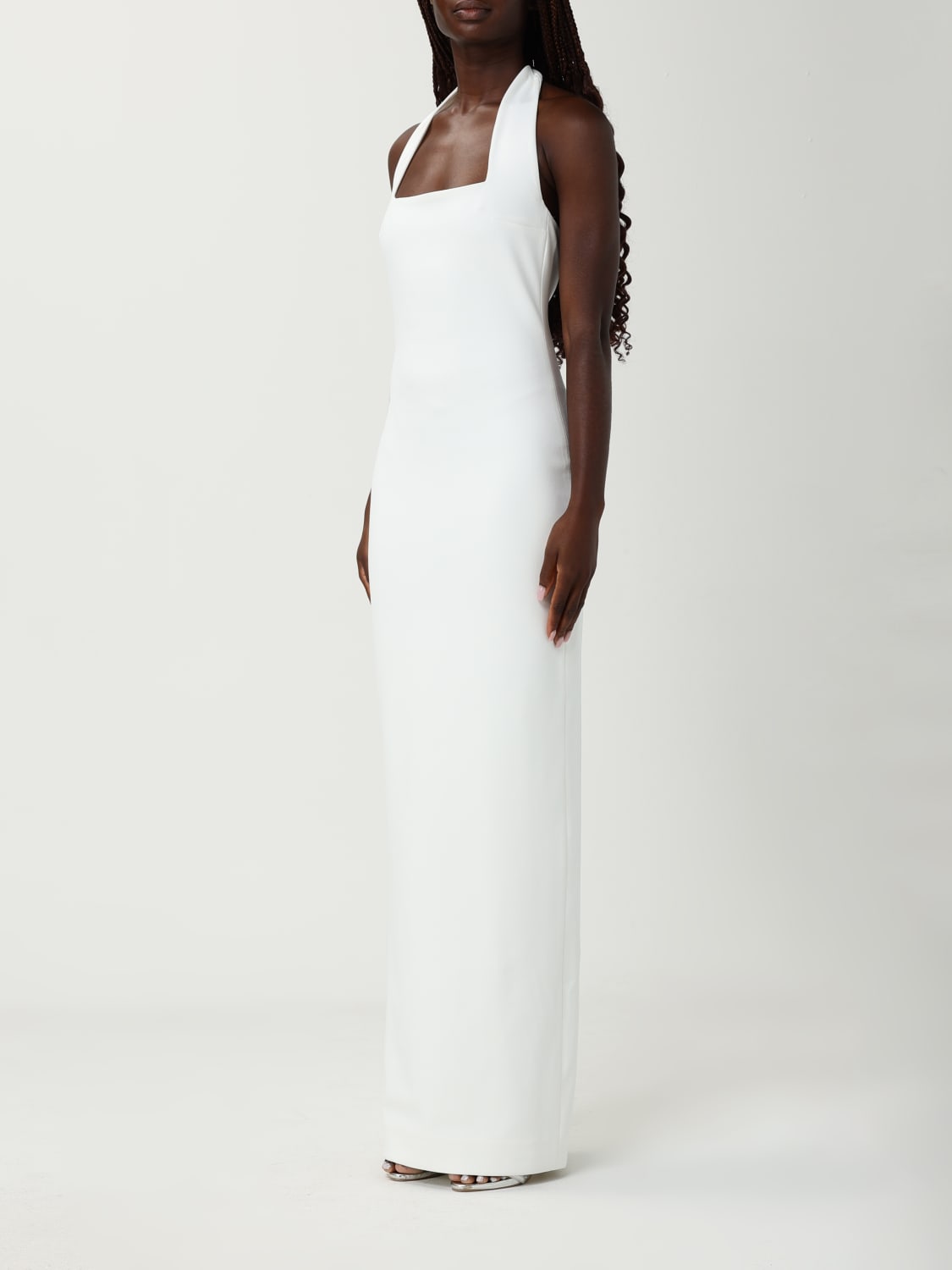 SOLACE LONDON ROBE: Robes femme Solace London, Beige - Img 3