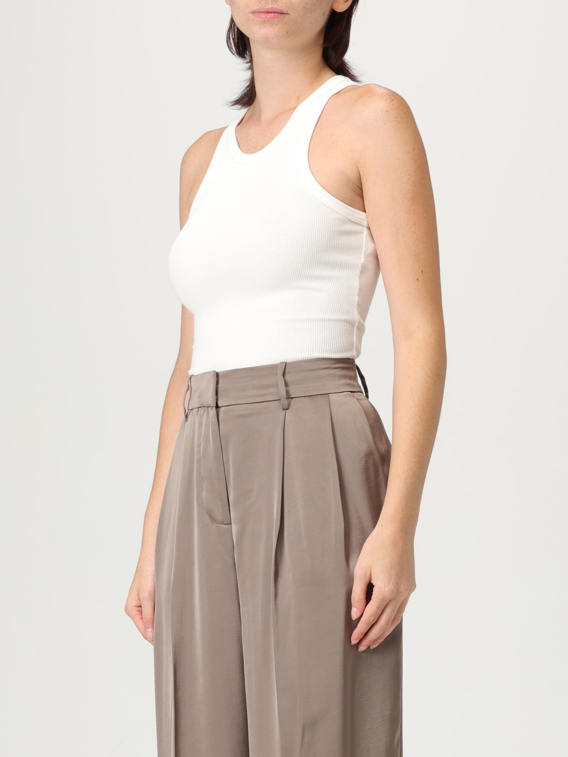 ALAÏA TOP: Bodysuit woman AlaÏa, White - Img 3