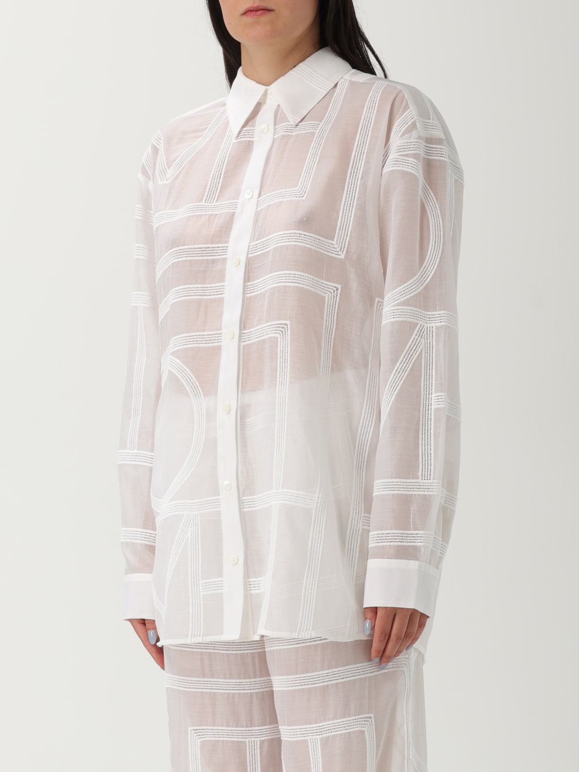 TOTEME SHIRT: Shirt woman Toteme, White - Img 4