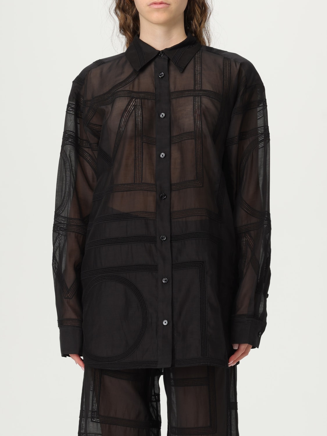 TOTEME SHIRT: Shirt woman Toteme, Black - Img 1