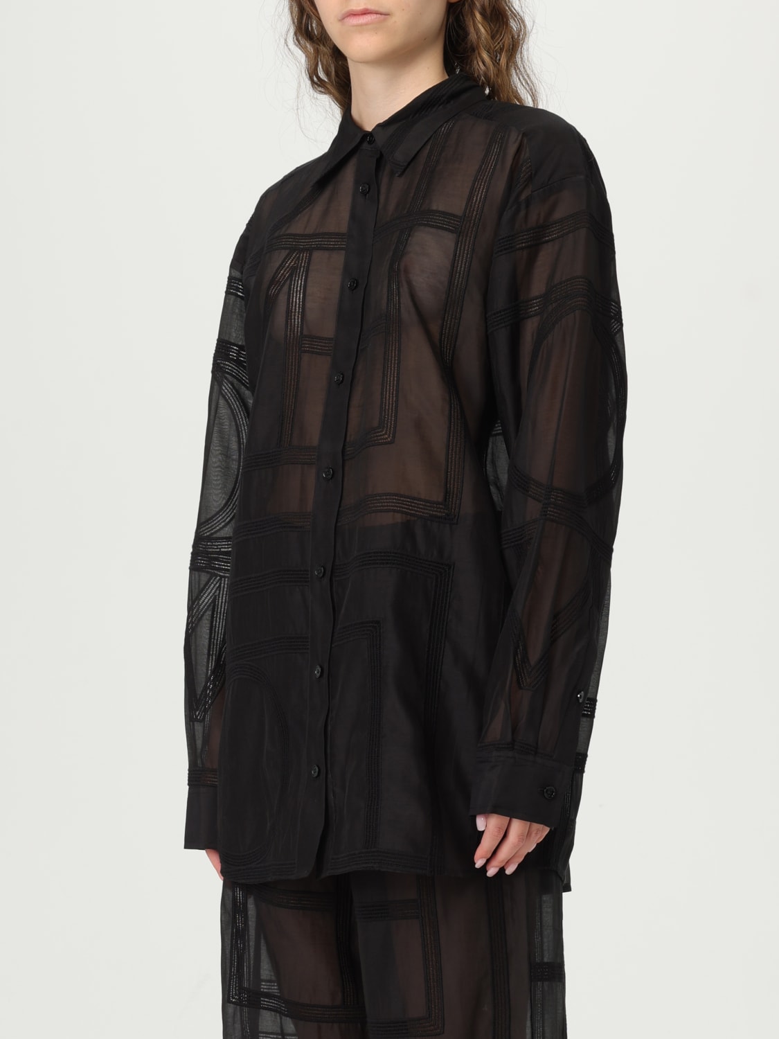 TOTEME SHIRT: Shirt woman Toteme, Black - Img 4