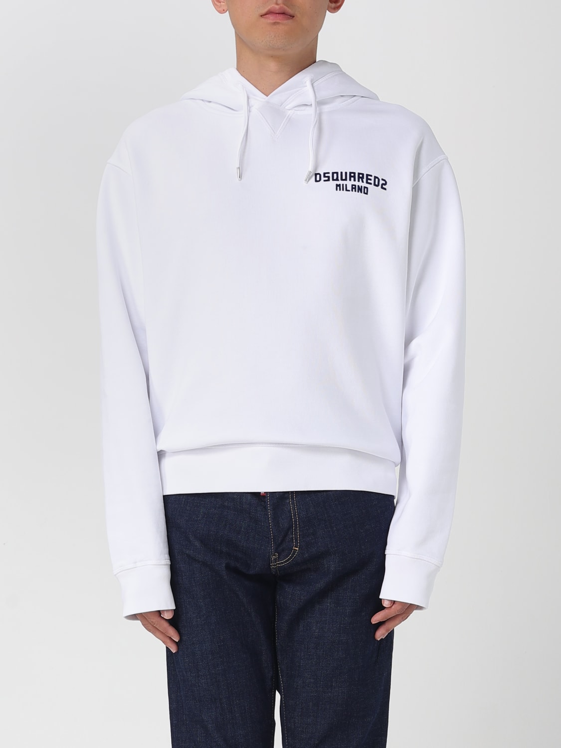 DSQUARED2: Sweater men - White | Dsquared2 sweatshirt