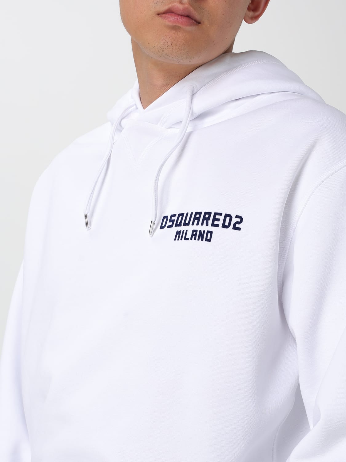 DSQUARED2: Sweater men - White | Dsquared2 sweatshirt