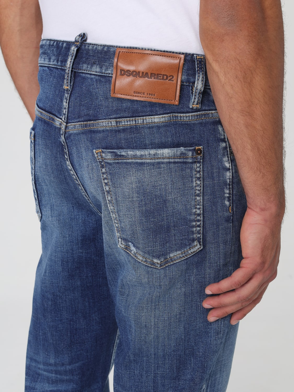 DSQUARED2 JEANS: Jeans herren Dsquared2, Blau - Img 3