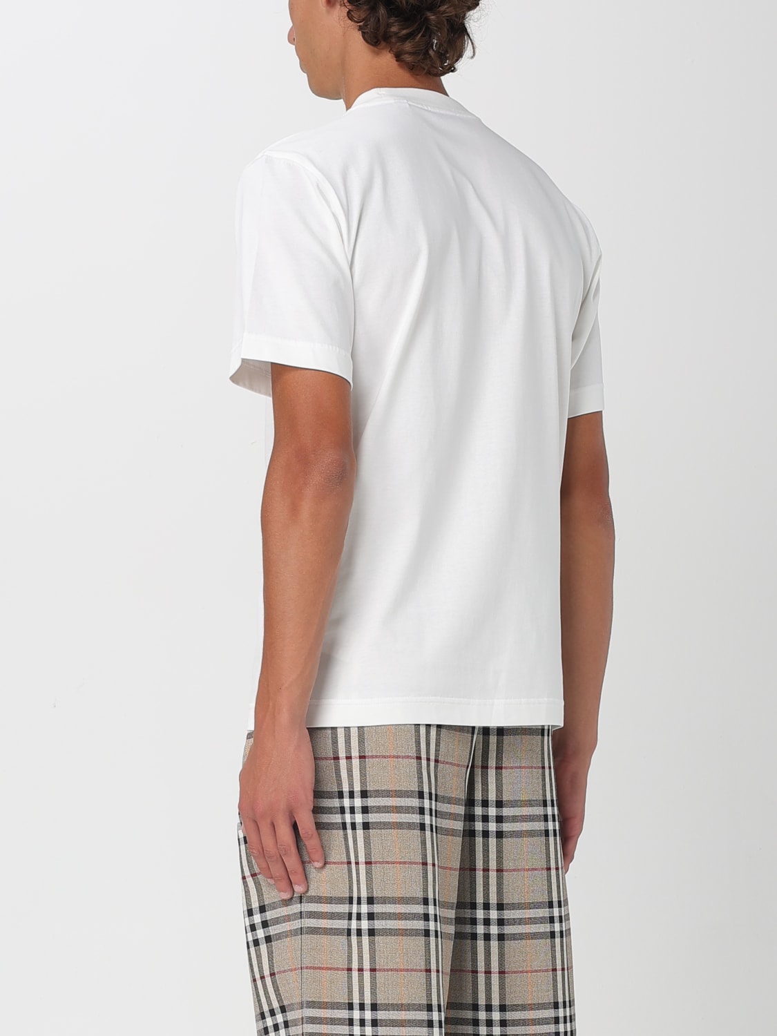 BURBERRY T-SHIRT: T-shirt men Burberry, White - Img 3