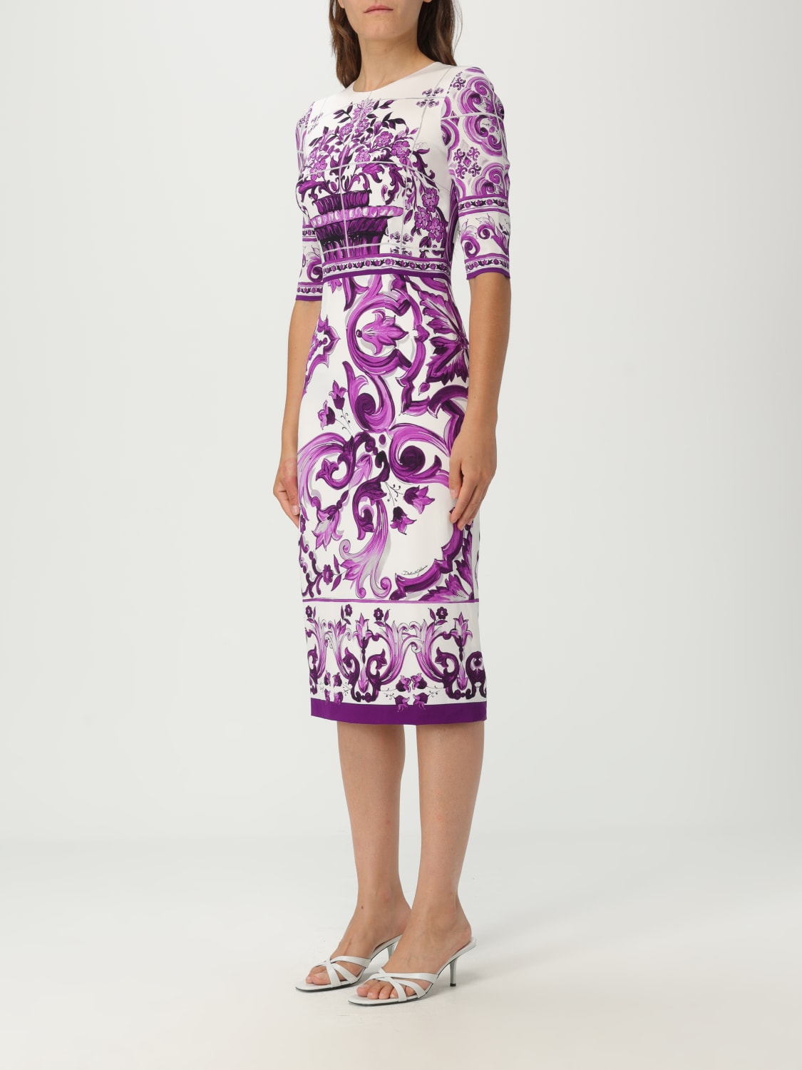 DOLCE & GABBANA ROBE: Robes femme Dolce & Gabbana, Multicolore - Img 3