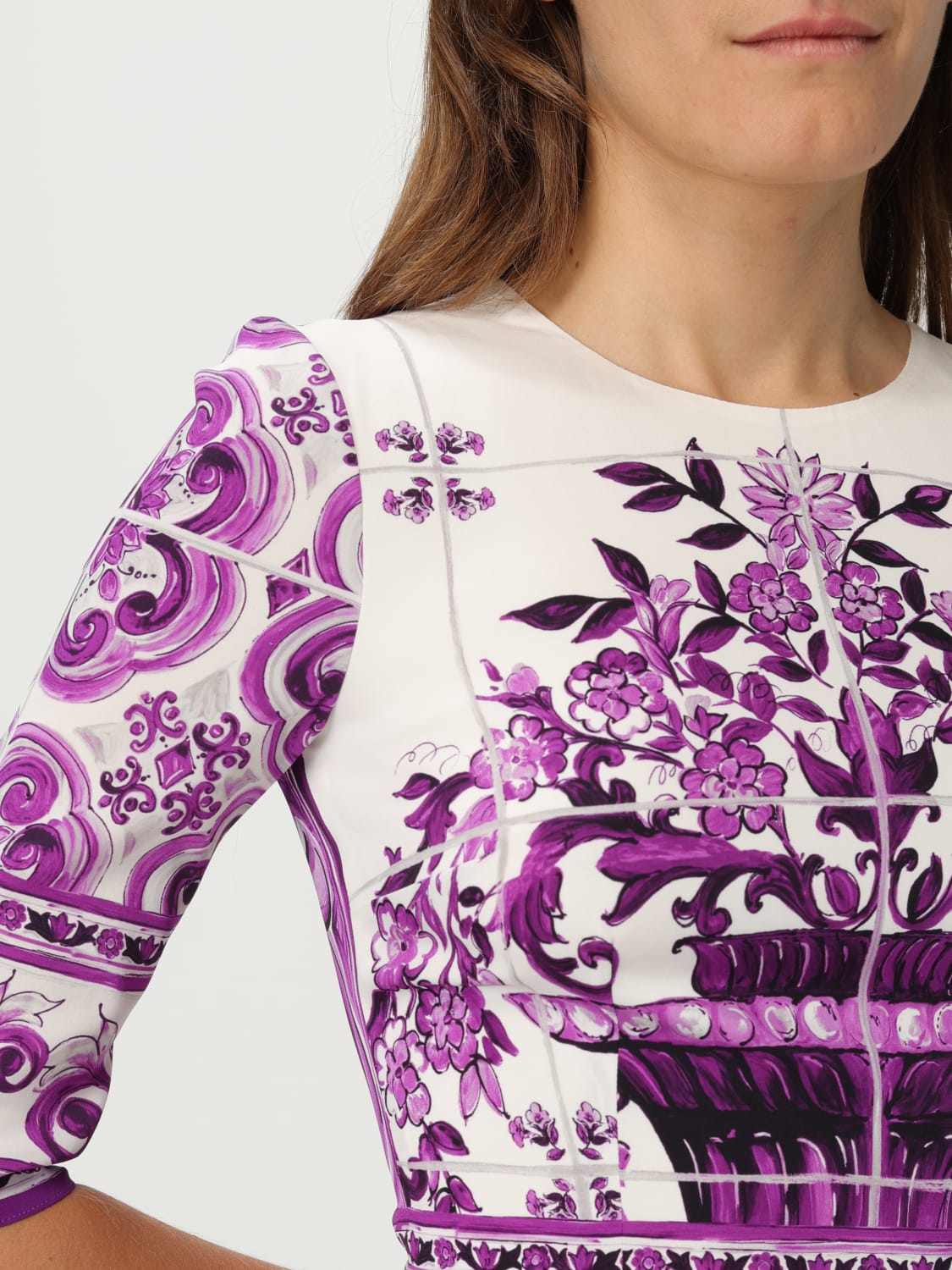 DOLCE & GABBANA ROBE: Robes femme Dolce & Gabbana, Multicolore - Img 4