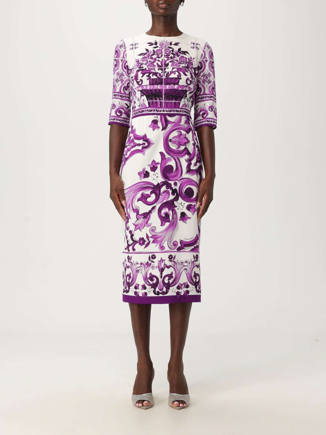 DOLCE & GABBANA DRESS: Dress woman Dolce & Gabbana, Violet - Img 1