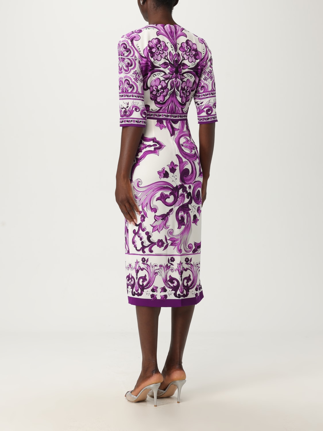 DOLCE & GABBANA DRESS: Dress woman Dolce & Gabbana, Violet - Img 2