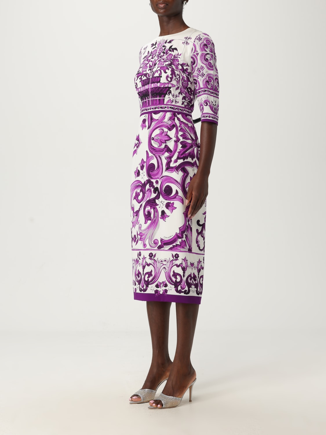 DOLCE & GABBANA DRESS: Dress woman Dolce & Gabbana, Violet - Img 3