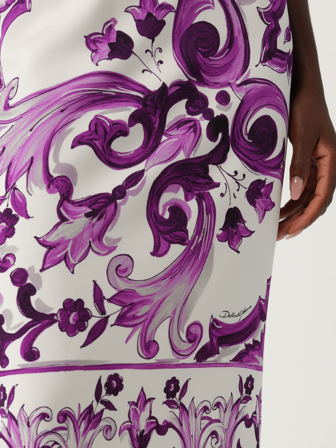 DOLCE & GABBANA DRESS: Dress woman Dolce & Gabbana, Violet - Img 4