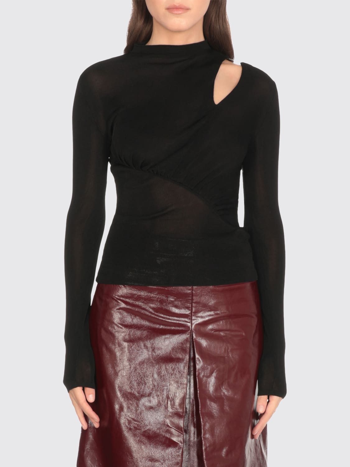 SELF-PORTRAIT TOP: Top damen Self-portrait, Schwarz - Img 1