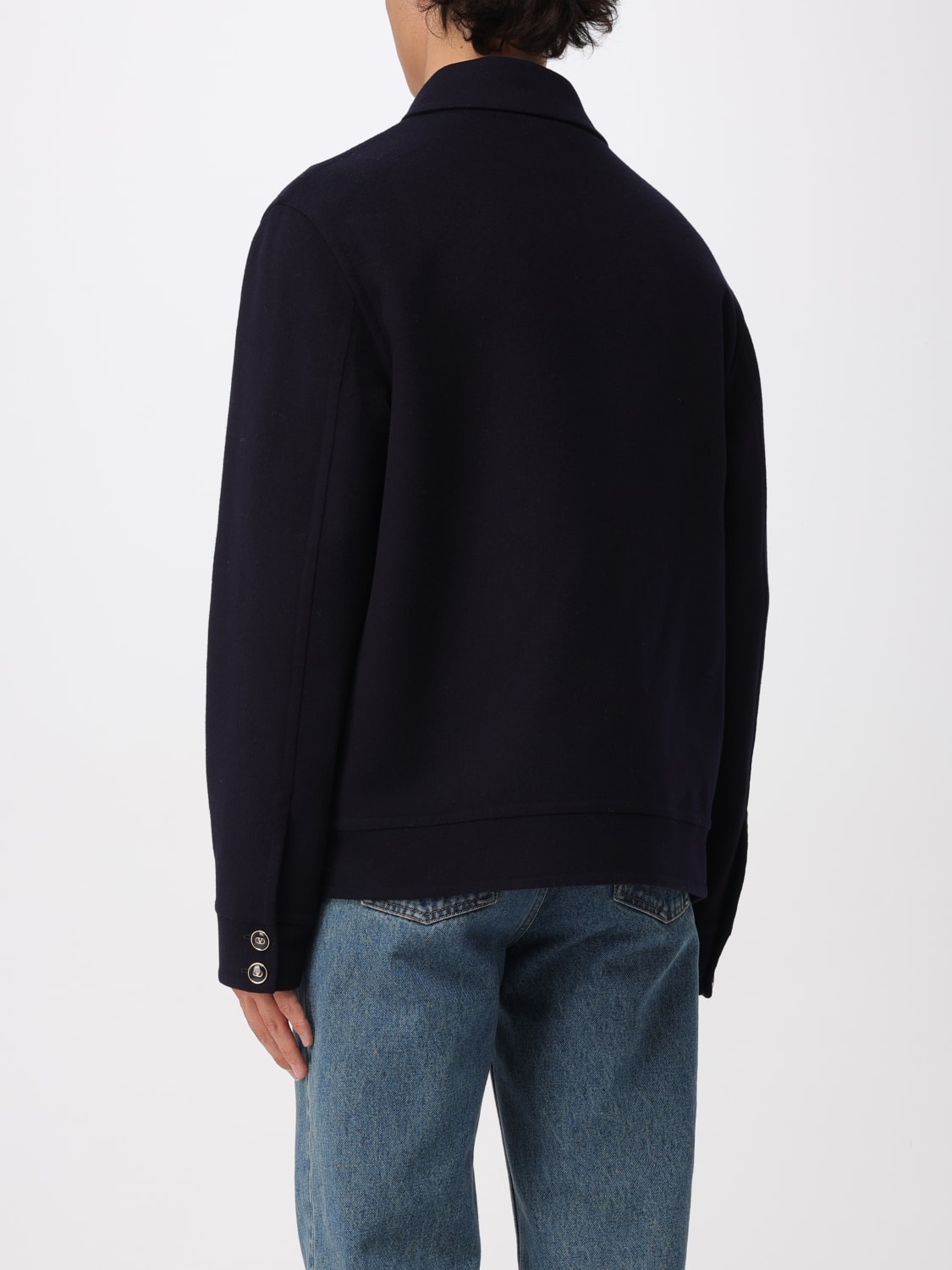 VALENTINO COAT: Coat men Valentino, Blue - Img 3