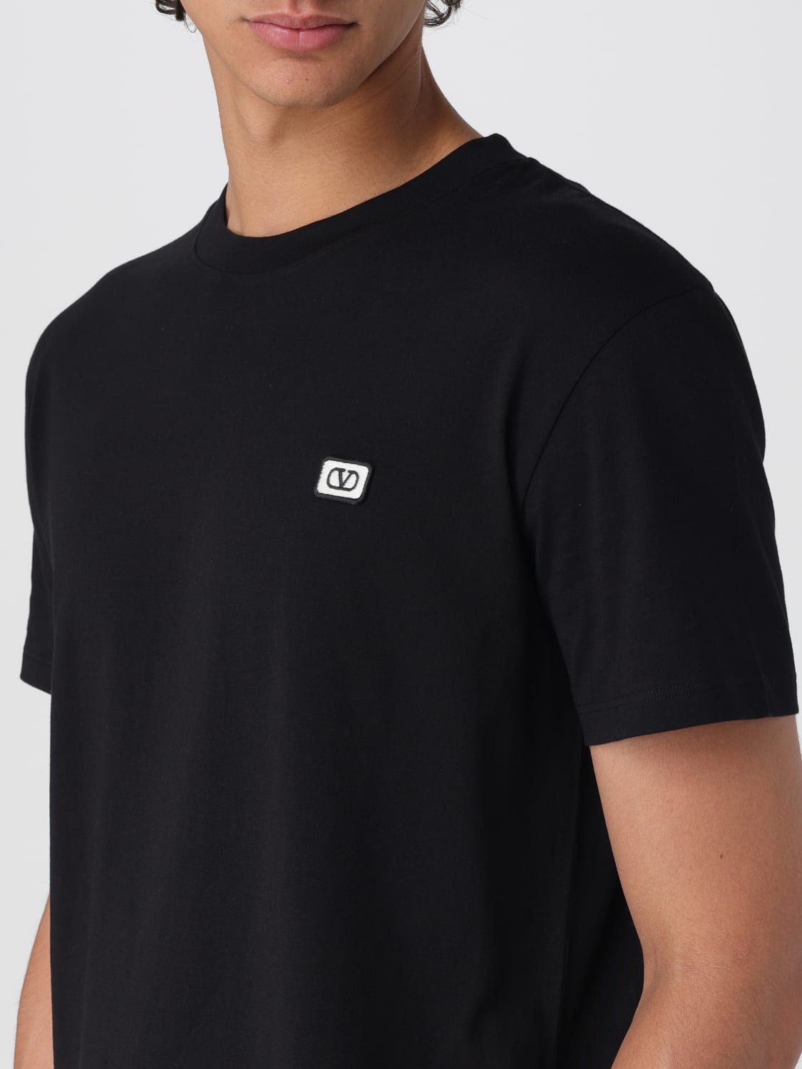 VALENTINO T-SHIRT: T-shirt men Valentino, Black - Img 4