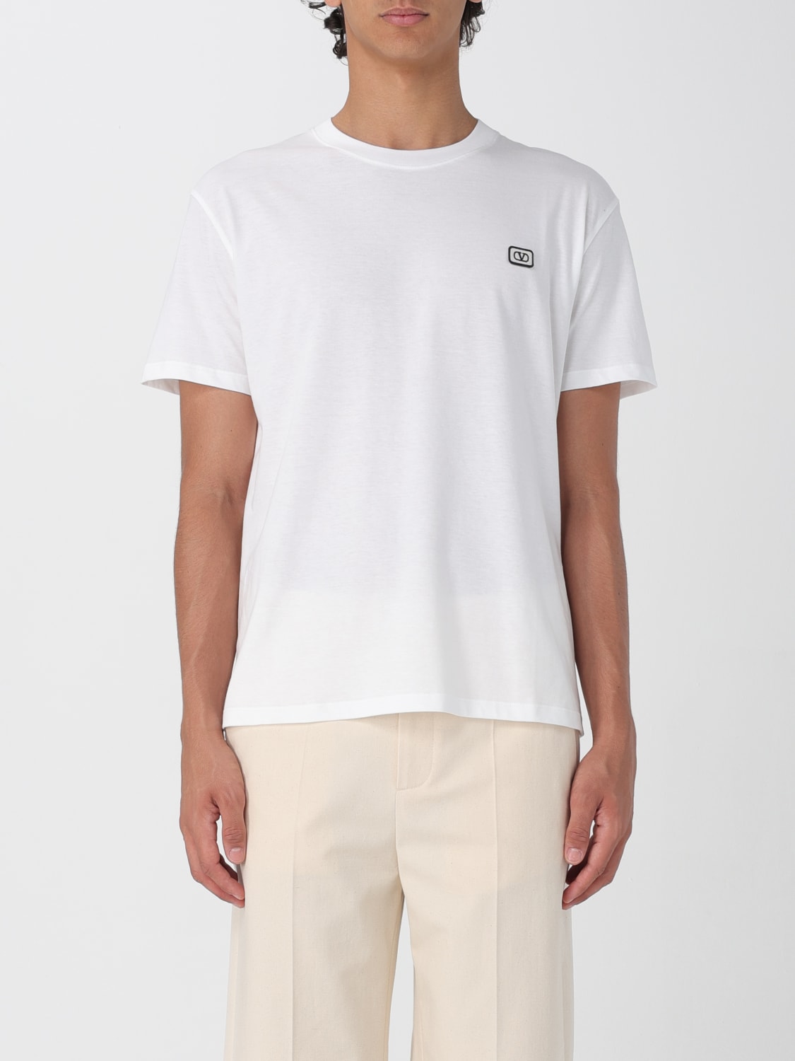 VALENTINO T-SHIRT: T-shirt men Valentino, Ivory - Img 1