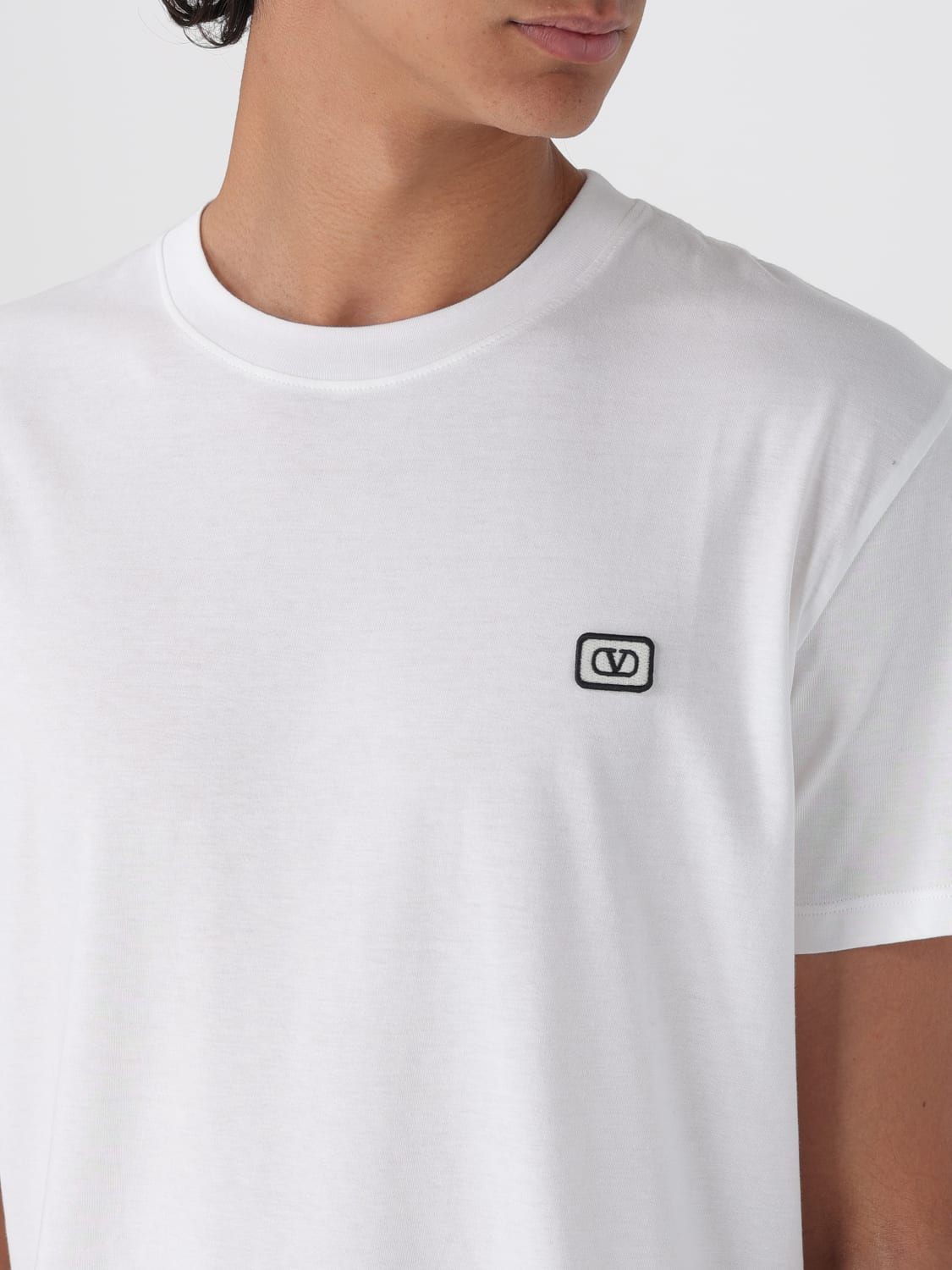 VALENTINO T-SHIRT: T-shirt men Valentino, Ivory - Img 4