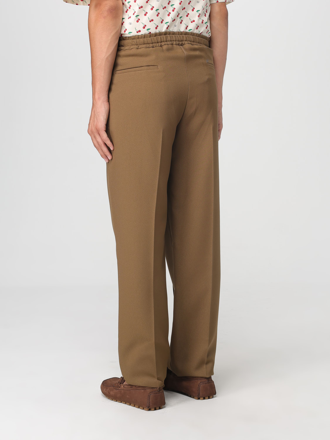 VALENTINO PANTS: Pants men Valentino, Walnut - Img 3