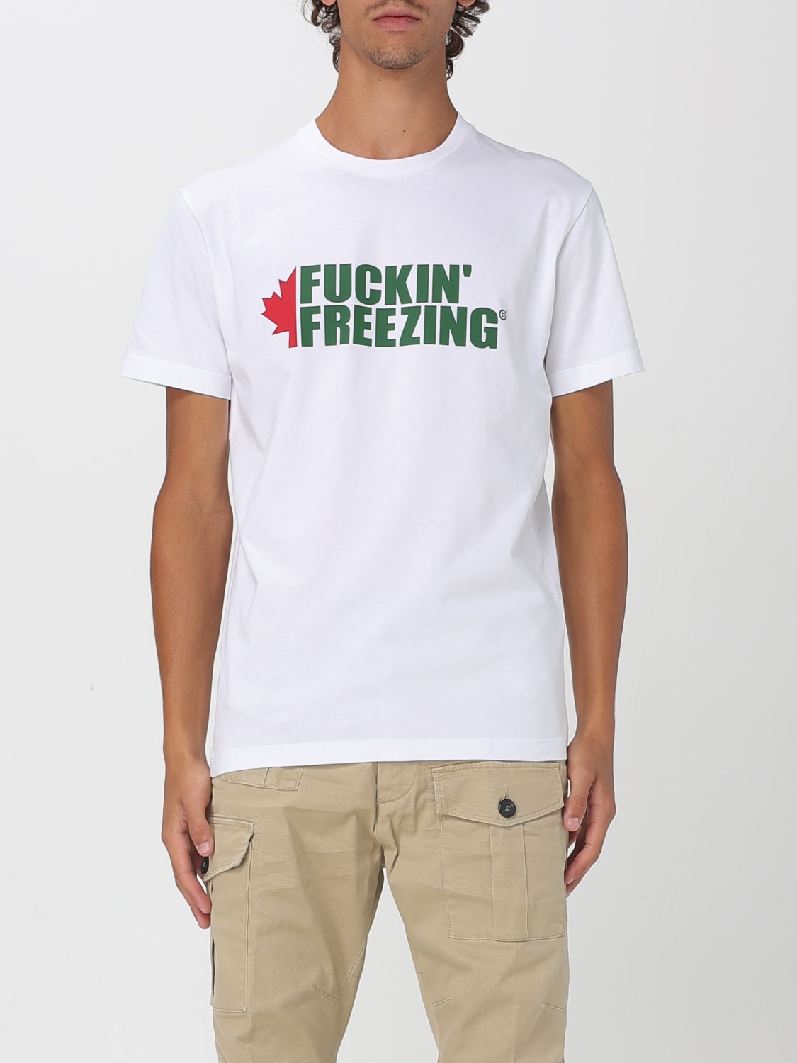 DSQUARED2 T-SHIRT: T-shirt men Dsquared2, White - Img 1