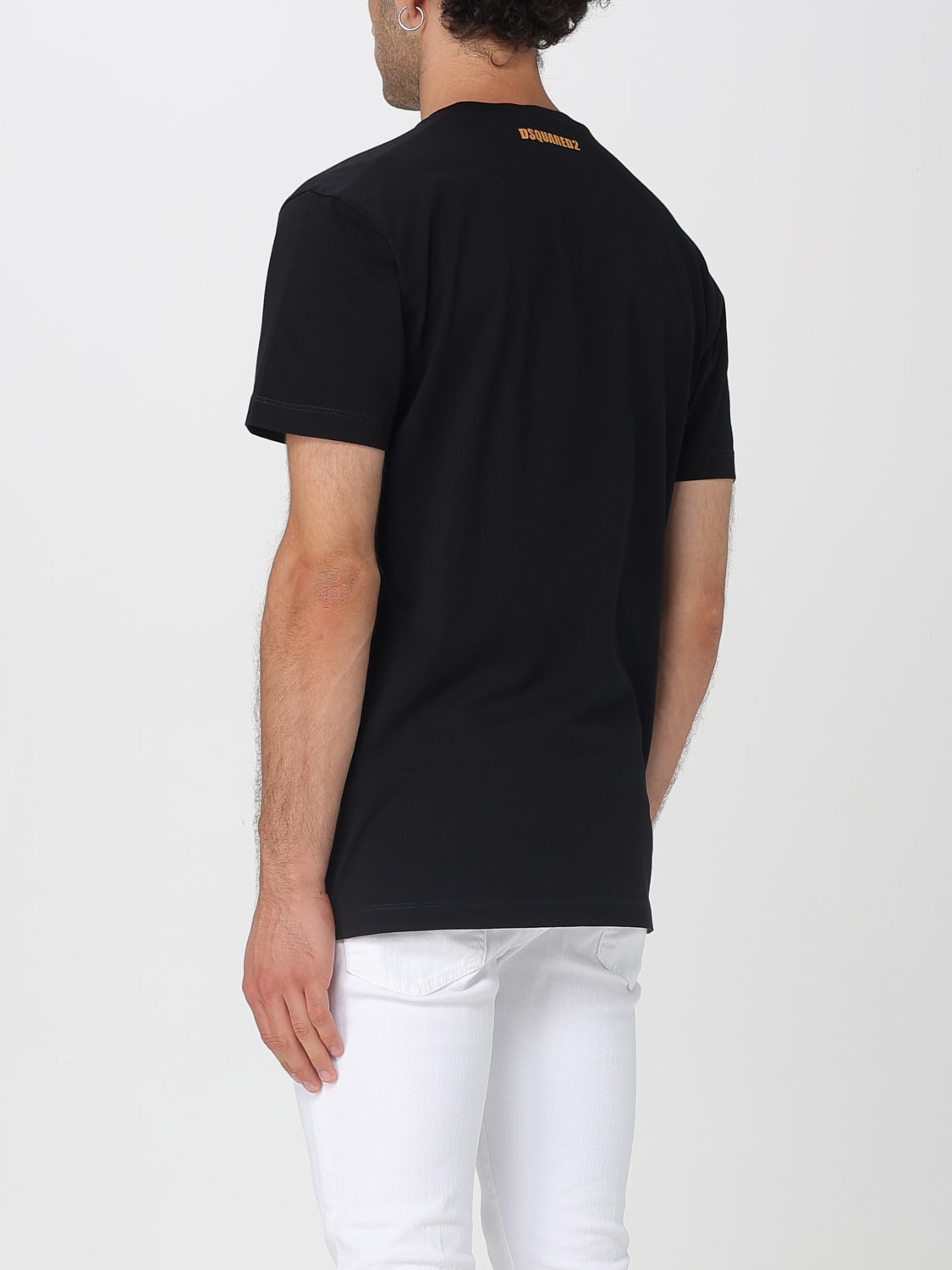 DSQUARED2 T-SHIRT: T-shirt Dsquared2 in cotone , Nero - Img 3