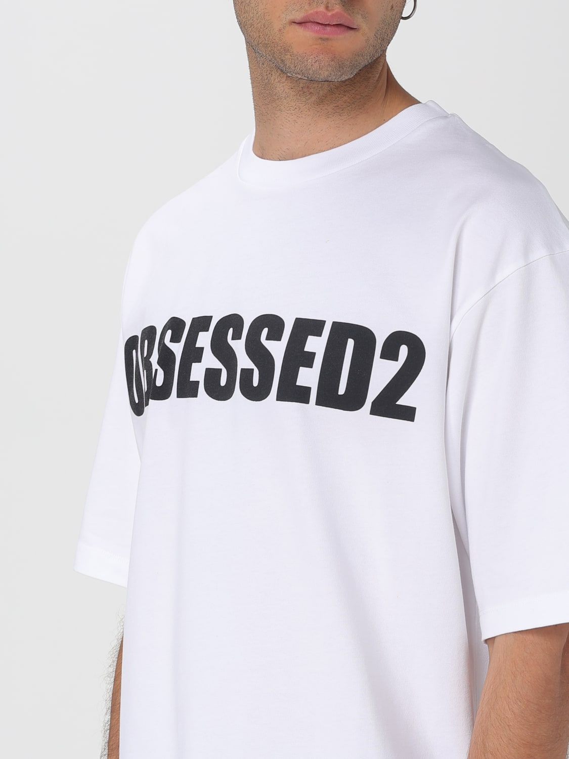 DSQUARED2 T-SHIRT: T-shirt men Dsquared2, White - Img 4